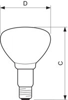 Philips Baromfi infraizzó piros 250W