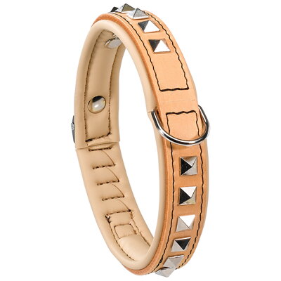 Bőr Nyakörv GIOTTO LUXOR BEIGE C20/39