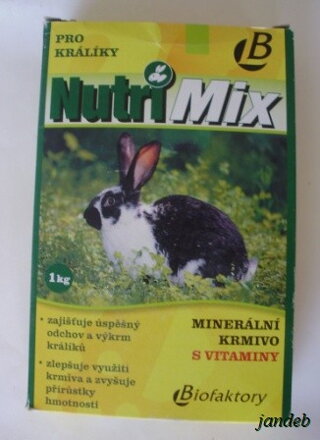 Nutri Mix - Nyúl  Ásványi takarmány vitaminokkal