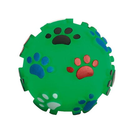 Kutyajáték labda tapancsokkal 7cm
