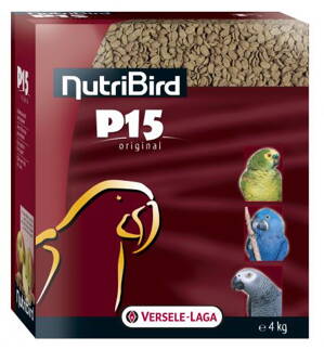 NutriBird P15 Original 4kg granulátumos eleség papagájoknak