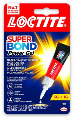 Lepidlo Loctite® Super Bond Power Gel, 4 g