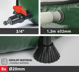 Barel Strend Pro CRB50, 500 lit, skladací, na dažďovú vodu