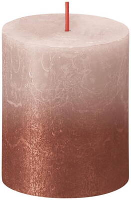 Sviečka bolsius Rustic Sunset Misty Pink+ Amber, 80/68 mm