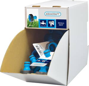 AQUACRAFT® 552165, Display box, 70 ks, Adapter SoftTouch 3/4"