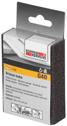 Huba KONNER S92 100x70x25 mm, G040, AluOxide