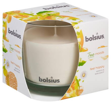 Sviecka bolsius Jar True Moods 95/95 mm, feel happy (mango a bergamot)