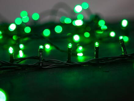 Retaz MagicHome Serpens 100L LED zelená, IP44, 8 funkcii, s adapterom