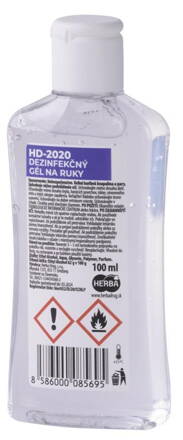 Gel Herba HD-2020, 100 ml, dezinfekčný, na ruky