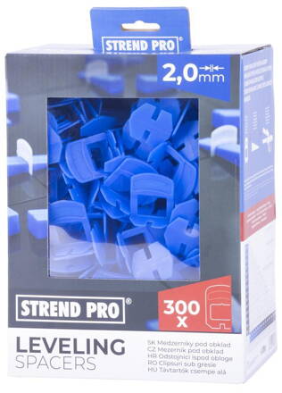 Medzernik Strend Pro LS230T, pod obklad, 2 mm, bal. 300 ks, plast transparentný