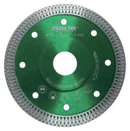 Kotuc Strend Pro Industrial 115x22.2x1.2 mm, diamantový rezný, ultra tenký