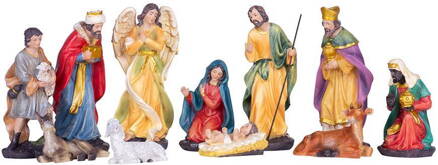 Dekorácia MagicHome Vianoce, Figúrky do Betlehemu, polyresin