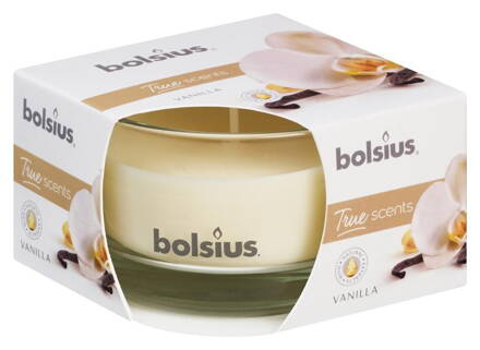 Sviecka bolsius Jar True Scents 50/80 mm, vanilka
