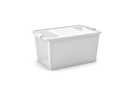 Box KIS Bi-Box L, 40L, biely, 35x55x28 cm, s vekom