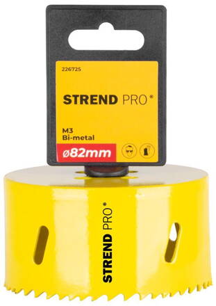 Vyrezávač Strend Pro BHS44, 82 mm, M3 Bi-metal, korunka do kovu, pílový