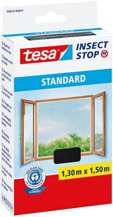 Sieť tesa® Standard, proti hmyzu, antracit, 1500 mm, L-1,5 m