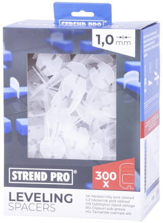 Medzernik Strend Pro LS230T, pod obklad, 1 mm, bal. 300 ks, plast transparentný