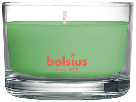 Sviečka bolsius Jar True Scents 50/80 mm, zelený čaj