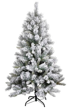 Stromček MagicHome Vianoce Harry, jedľa zasnežená, 150 cm
