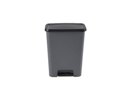 Kôš Curver® COMPATTA BIN, 23+23L, 29,4x49,6x62 cm, čierny/sivý, na odpadky