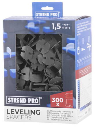 Medzernik Strend Pro LS230T, pod obklad, 1.5 mm, bal. 300 ks, plast transparentný