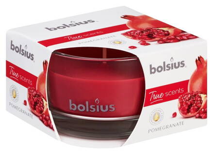 Sviecka bolsius Jar True Scents 50/80 mm, granátové jablko