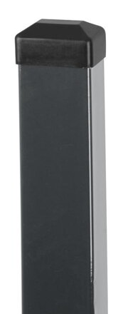 Stlpik EUROSTANDARD 2400/60x40/1,50 mm, antracit, RAL7016  Zn+PVC, čiapočka